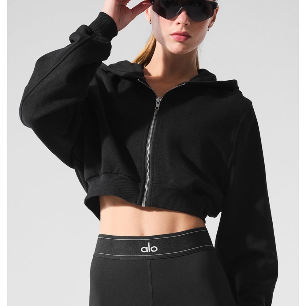 ALO Yoga Sweet Escape Zip Up Hoodie - S